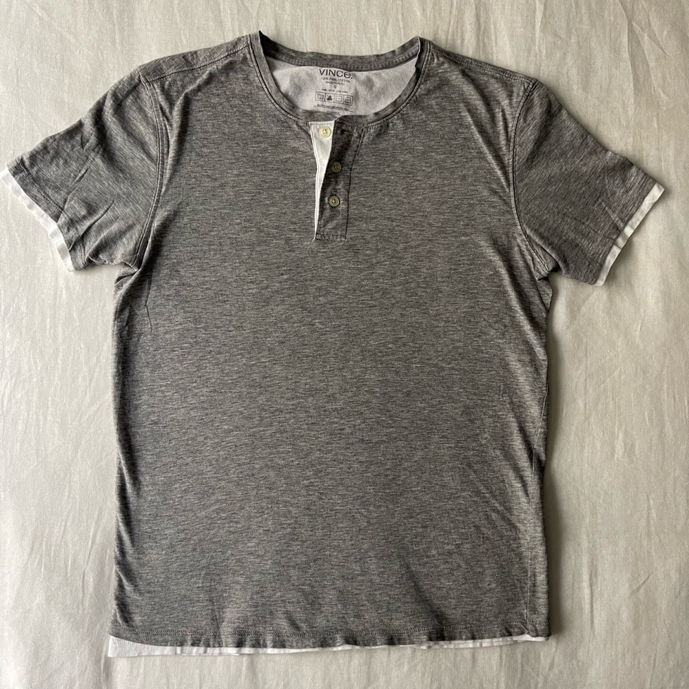 Vince double layer henley